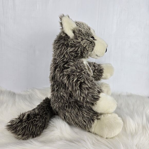 Build-A-Bear Workshop WWF Gray Wolf Plush 12” Retired World Wildlife Fund - Picture 6 of 10